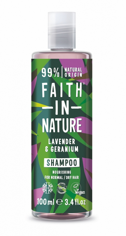 SLEVA 20% EXPIRACE Faith in Nature přírodní šampon Levandule 100ml