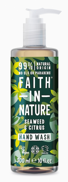 SLEVA 30% EXPIRACE Faith in Nature antibakteriální tekuté mýdlo Mořská řasa&amp;Citrus 400ml