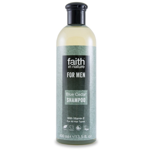 Faith For Men přírodní šampon Modrý cedr 250ml