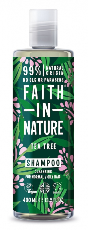 Faith in Nature přírodní šampon TeaTree 400ml