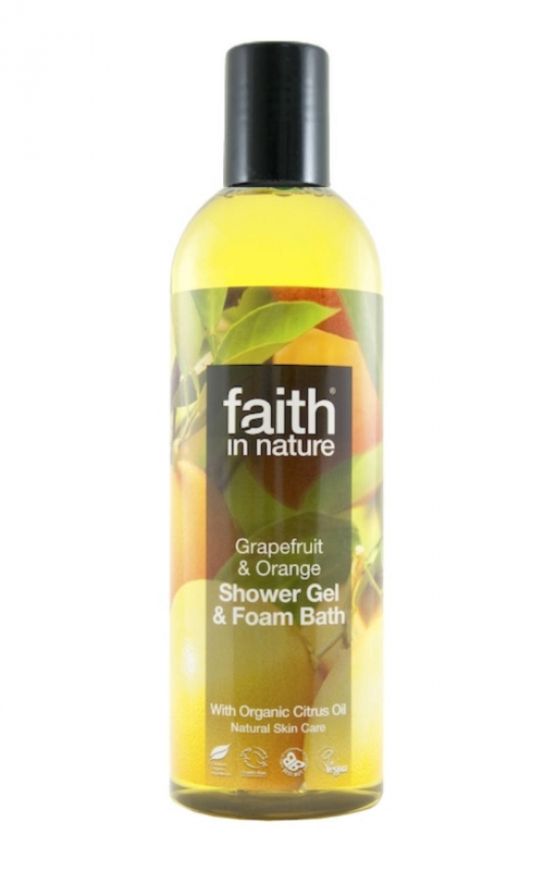 Faith in Nature přírodní sprchový gel Grapefruit&amp;Pomeranč 250ml