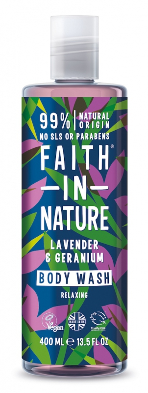 Faith in Nature přírodní sprchový gel Levandule 400ml