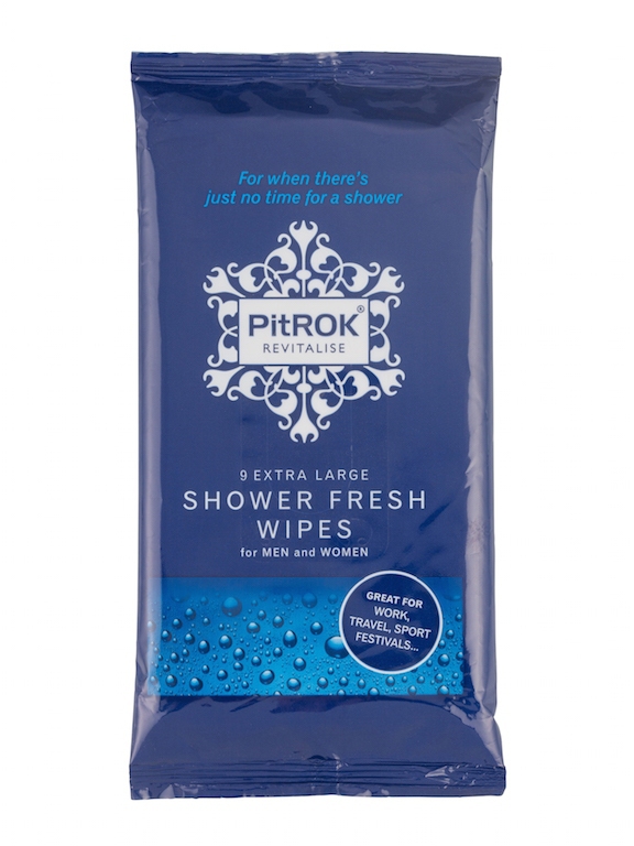 PitROK deo-krystal hygienické otírací ubrousky pro muže i ženy - 9 XL ubrousků