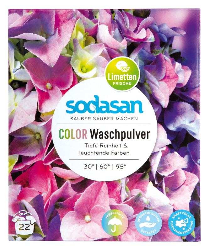 Prací prášek na barevné prádlo SODASAN