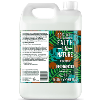 SLEVA 60% EXPIRACE Kanystr 5 litrů Faith in Nature přírodní kokosový kondicioner