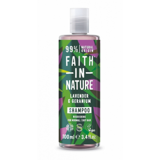 SLEVA 40% EXPIRACE Faith in Nature přírodní šampon Levandule 100ml