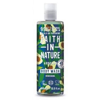 Faith in Nature přírodní sprchový gel s avokádovým olejem 400ml