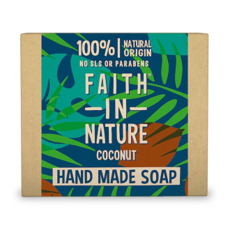 Faith in Nature rostlinné tuhé mýdlo s kokosovým olejem