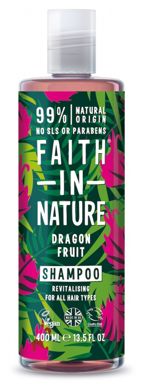 SLEVA 20% POŠKOZENÉ Faith in Nature přírodní šampon Dračí ovoce 400ml