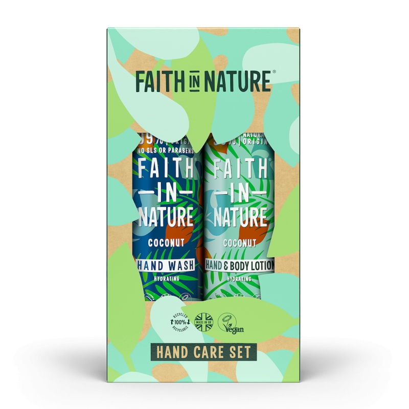 SLEVA 25% EXPIRACE Dárková sada Péče o ruce - kokosové tekuté mýdlo a mléko na ruce a tělo