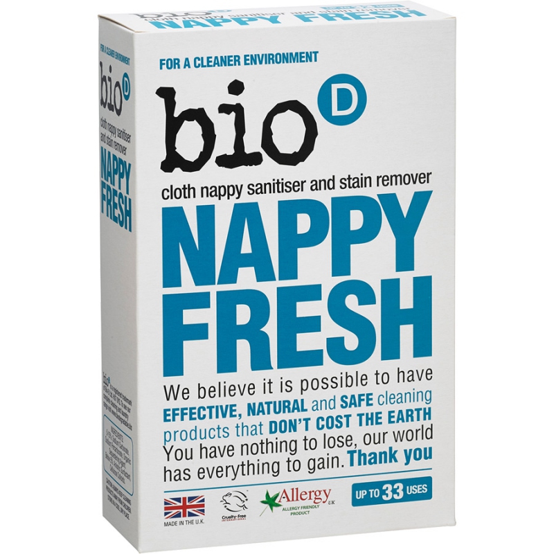 Bio-D Antibakteriální přípravek pro praní plen NAPPY FRESH 500g