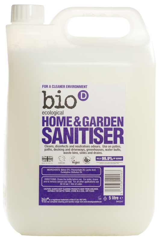 Bio-D antibakteriální čistič pro dům a zahradu (5 l)
