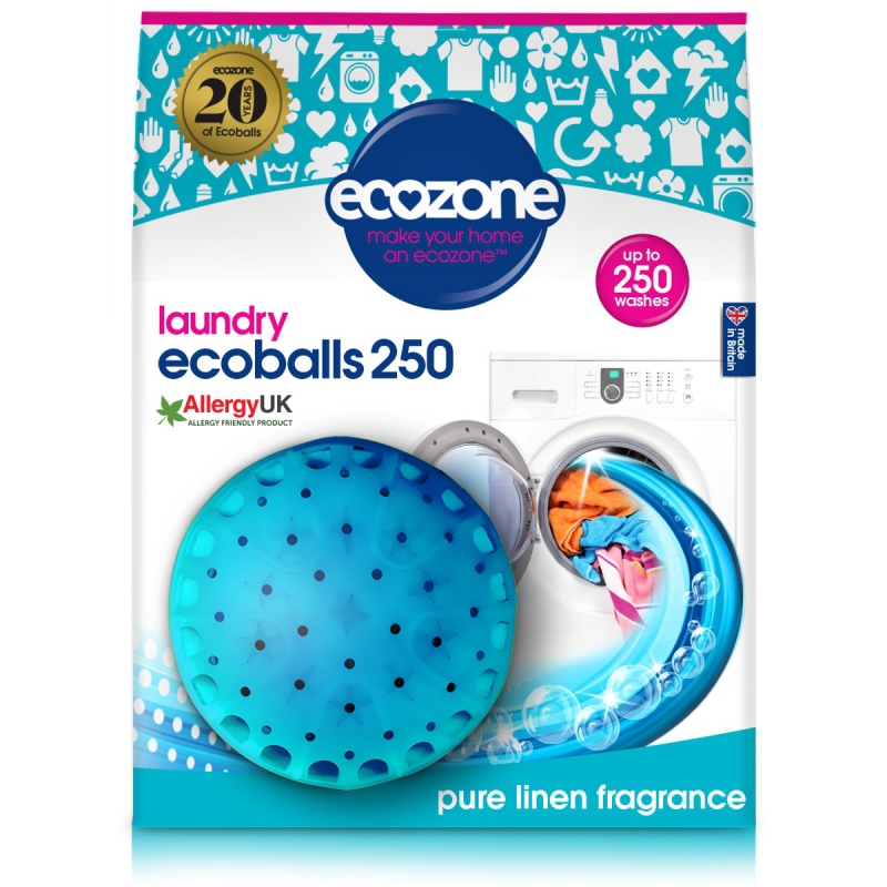 Ecozone Ecoballs 250 praní - Pure