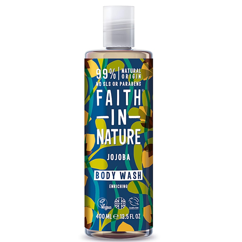 Faith in Nature přírodní sprchový gel s jojobovým olejem 400ml