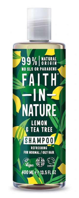 Faith in Nature přírodní šampon Citrón &amp; Tea Tree 400ml