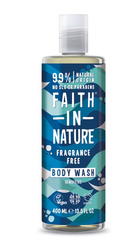 Faith in Nature přírodní sprchový gel bez parfemace - hypoalergenní 400ml
