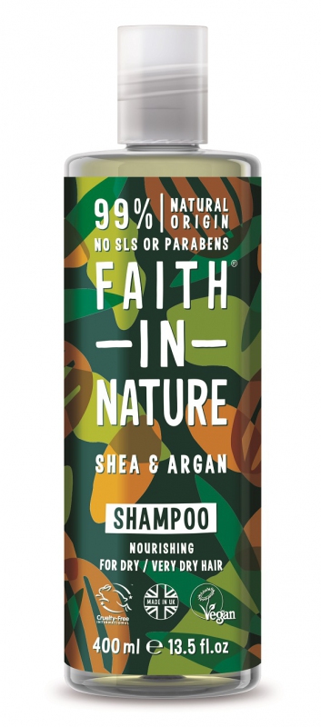 Faith in Nature přírodní šampon argan a bambucké máslo