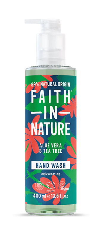 Faith in Nature antibakteriální tekuté mýdlo Aloe Vera &amp; Tea Tree 400ml