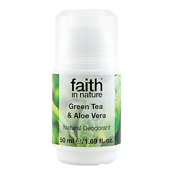 Faith in Nature přírodní kuličkový deodorant pro ženy - Green Tea