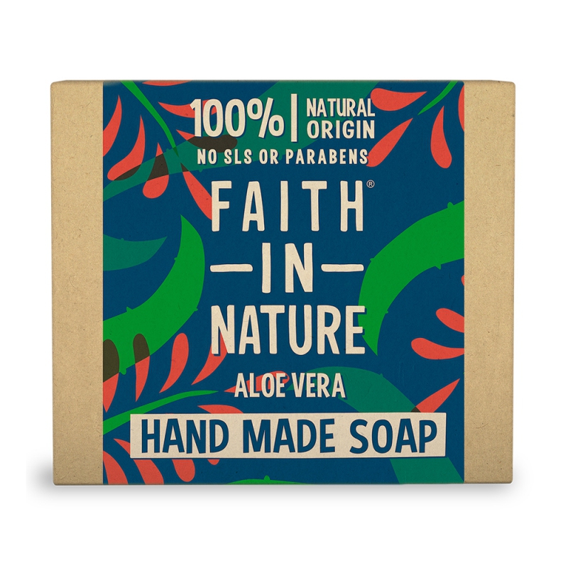 Faith in Nature rostlinné tuhé mýdlo s pravým Aloe Vera