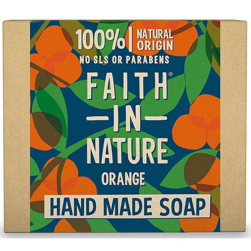 Faith in Nature rostlinné tuhé mýdlo - pomeranč