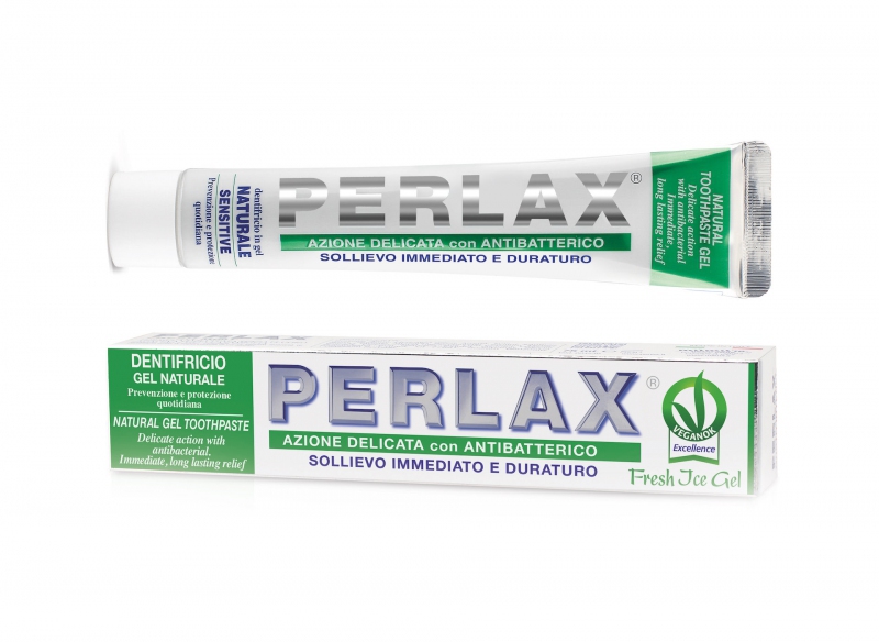 PERLAX přírodní rodinný zubní gel na citlivé zuby s Aloe Vera  - Profi Line 75ml