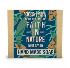 50% SLEVA POŠKOZENÉ Faith For Men tuhé mýdlo Modrý cedr 100g