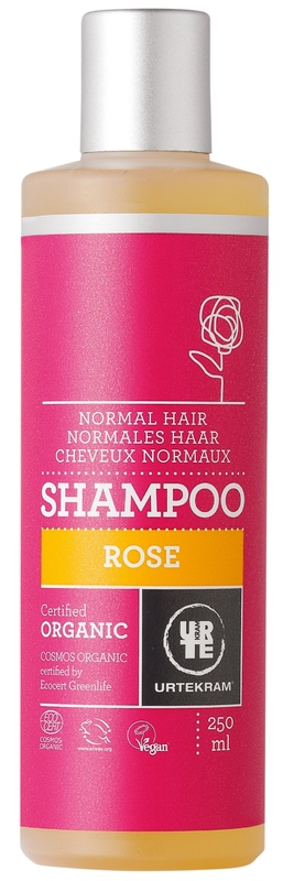 Urtekram rodinný šampon pro normální vlasy s růží BIO 250ml