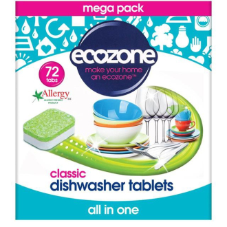 SLEVA 10% POŠKOZENÉ Ecozone tablety do myčky Classic 72ks