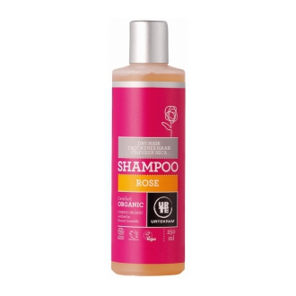 SLEVA 30% EXP. 5/19 Urtekram šampón s růží pro suché vlasy BIO 250ml