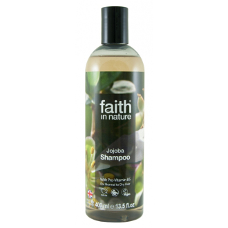 SLEVA 20% POŠKOZENÉ Faith in Nature přírodní šampon s jojobovým olejem 400ml