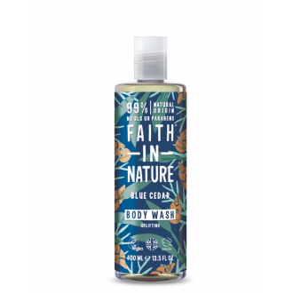 SLEVA 15% POŠKOZENÉ Faith For Men přírodní sprchový gel Modrý cedr MAXI 400ml