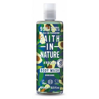 SLEVA 25% EXPIRACE Faith in Nature sprchový gel s avokádovým olejem 400ml