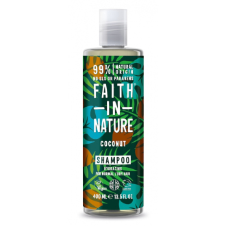 SLEVA 20% POŠKOZENÉ Faith in Nature přírodní kokosový šampon 400ml