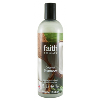 SLEVA 15% POŠKOZENÉ Faith in Nature přírodní kokosový šampon 400ml