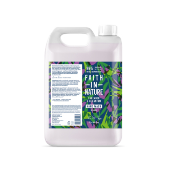 SLEVA 40% EXPIRACE Faith in Nature antibakteriální tekuté mýdlo Lavandule 5 litrů