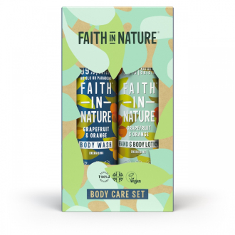 SLEVA 20% EXPIRACE Dárková sada Péče o tělo - Tělové mléko a sprchový gel grapefruit a pomeranč