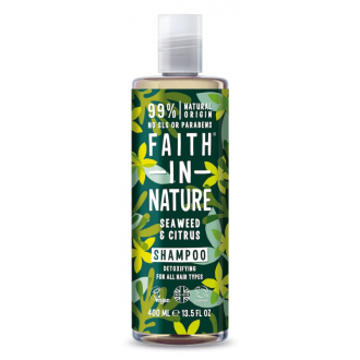 SLEVA 20% POŠKOZENÉ Faith in Nature přírodní šampon s mořskou řasou 400ml