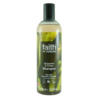 SLEVA 15% POŠKOZENÉ Faith in Nature přírodní šampon s mořskou řasou 400ml