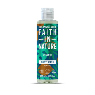 SLEVA 20% POŠKOZENÉ Faith in Nature přírodní sprchový gel Kokos 300ml