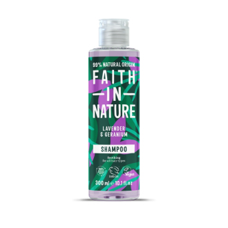 SLEVA 25% EXPIRACE Faith in Nature přírodní šampon Levandule 300ml