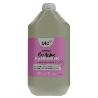 Tekuté antibakteriální  mýdlo s pelargonií 5 litrů značka Bio-D antibakteriální