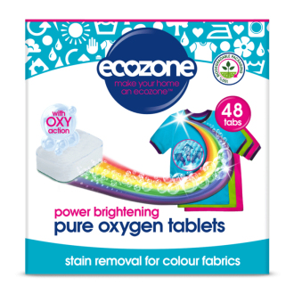 Ecozone Oxy tablety na barevné prádlo 48 ks