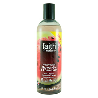 Faith in Nature přírodní sprchový gel vodní meloun 400ml