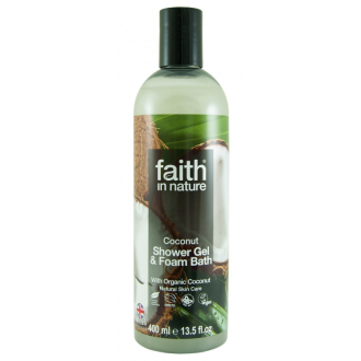 Faith in Nature přírodní sprchový gel Kokos 400ml