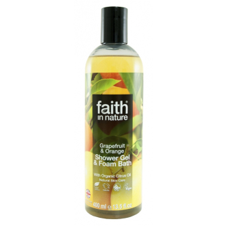 Faith in Nature přírodní sprchový gel Grapefruit&amp;Pomeranč 400ml