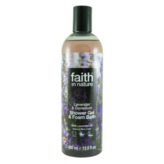 Faith in Nature přírodní sprchový gel Levandule 400ml