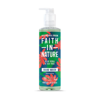 Faith in Nature antibakteriální tekuté mýdlo Aloe Vera & Tea Tree 400ml