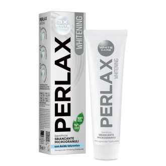 PERLAX Whitening bělicí zubní pasta s mikrogranulemi a B-komplexem