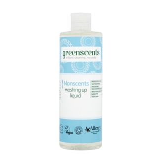 SLEVA 60% EXPIRACE Greenscents prostředek na nádobí bez parfemace Sensitive BIO 400ml